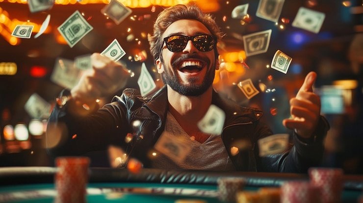 Tampilan permainan Mega Wheel langsung di platform rumus bet dengan roda berwarna dan penunjuk mekanis